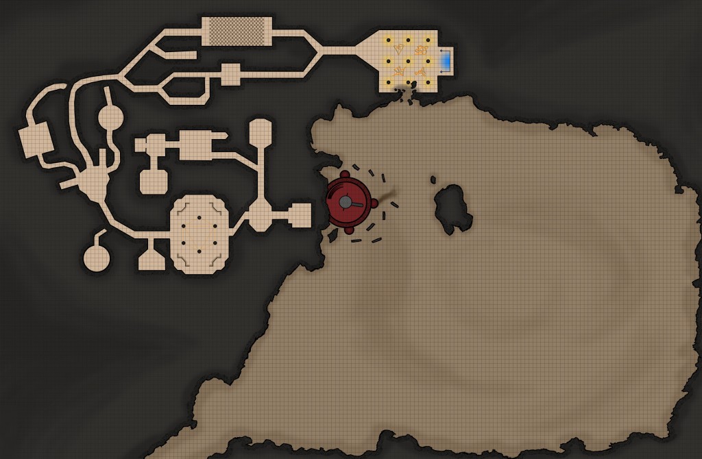 Die -endlich- vollständige Karte des Tempels und des zugehörigens Tals