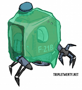 Abbild der Maschine die Bhavin und Orveyl am Ende der Folge entdecken